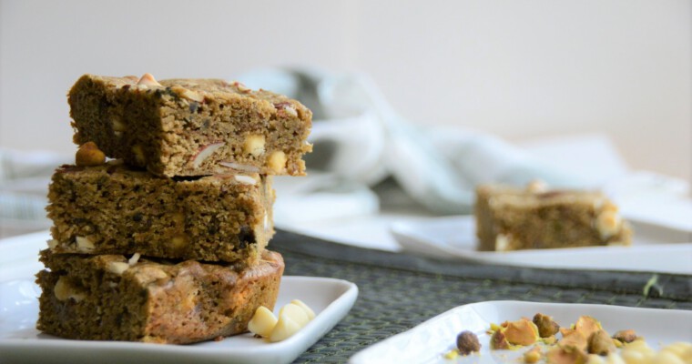 Matcha Green Tea Blondies
